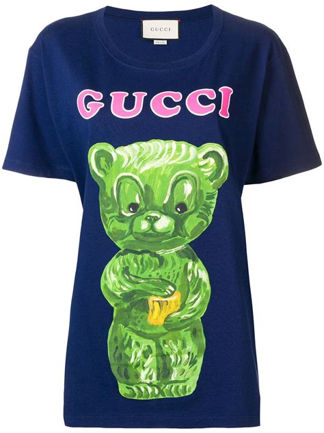 gucci teddy bear t shirt.